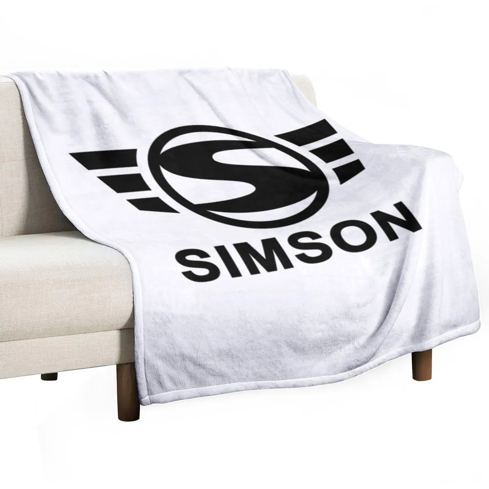 Simson logo (black) Throw Blanket Stuffeds Thins Blankets