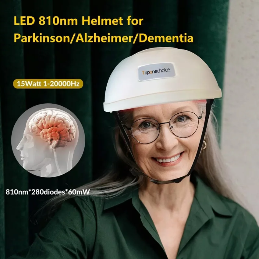 

PDT Light Therapy Treatment Equipment 810nm Near Infrared Brain Photobiomodulation Helmet For Parkinson Alzheimer Dementia