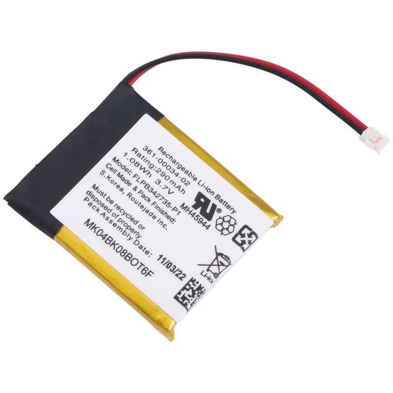 For Garmin Fenix 3 / F3 HR Sports Watch Battery Replacement 361-00034-02 290mAh