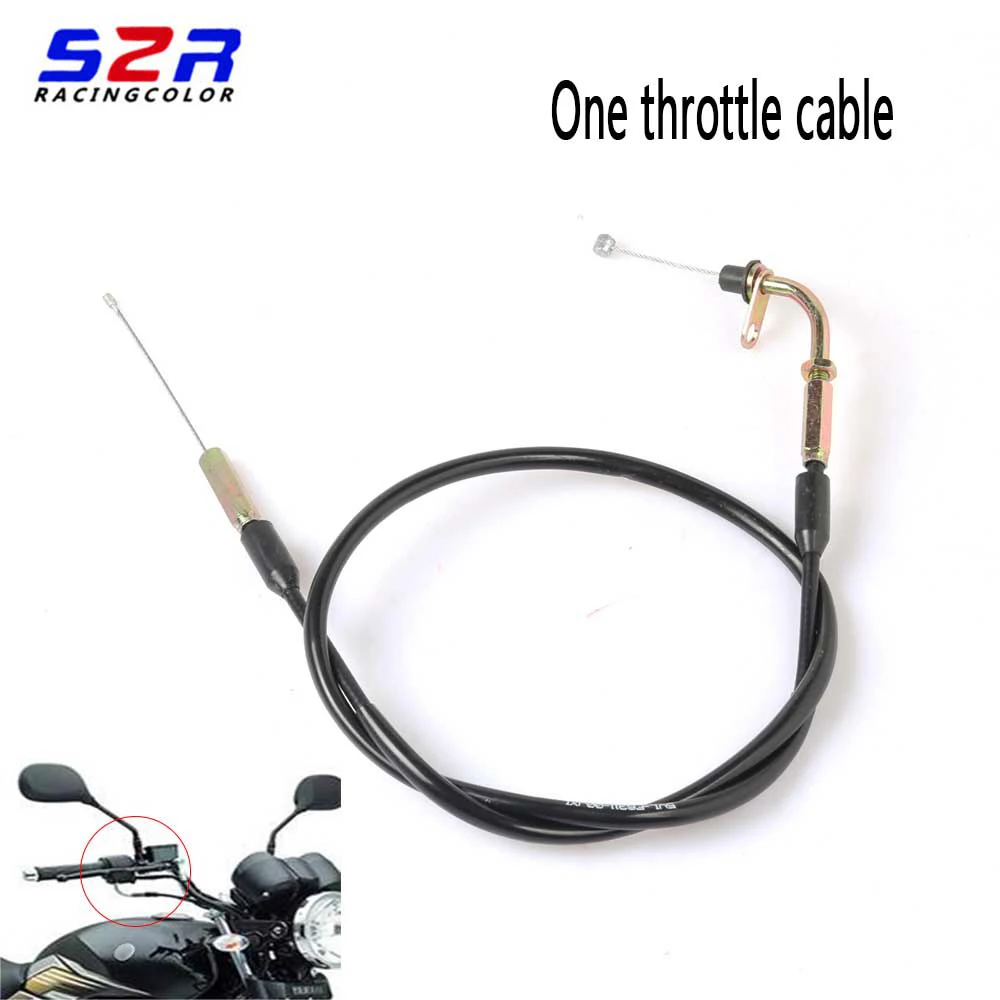 Throttle Cable For YAMAHA YBR125 YB125 YBR YB 125 YB125Z YB125G Two Throttle Oil Cables Line Separate Double Throttle Lines