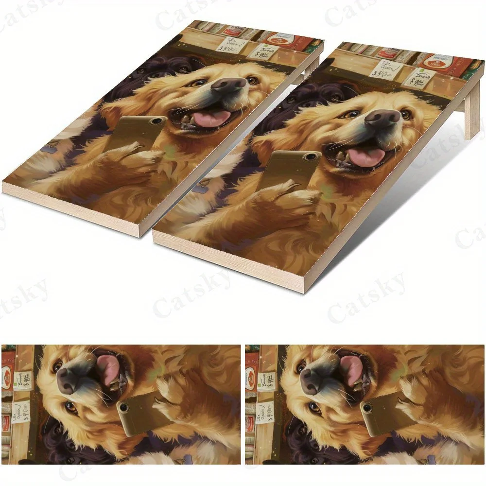 

Pets Selfie Cute Animal Group Art Sticker,High Value! 2D Flat Vinyl Sandboard Decals - Budget-Friendly and High Value, Bubble-Fr