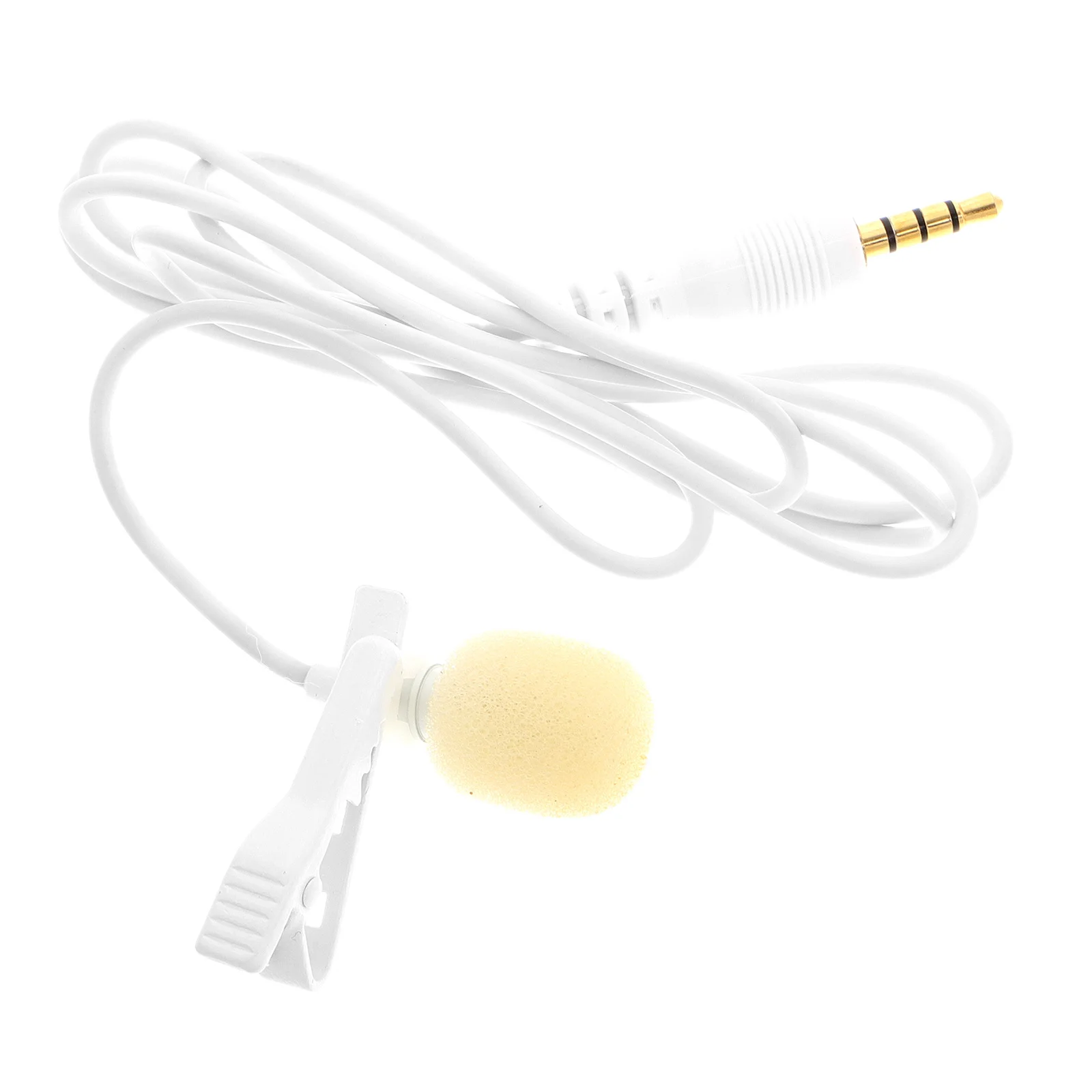 Microfono per smartphone con clip in miniatura Microfono lavalier portatile per riunioni di insegnamento sportivo Registrazione microfono per camicia piccola