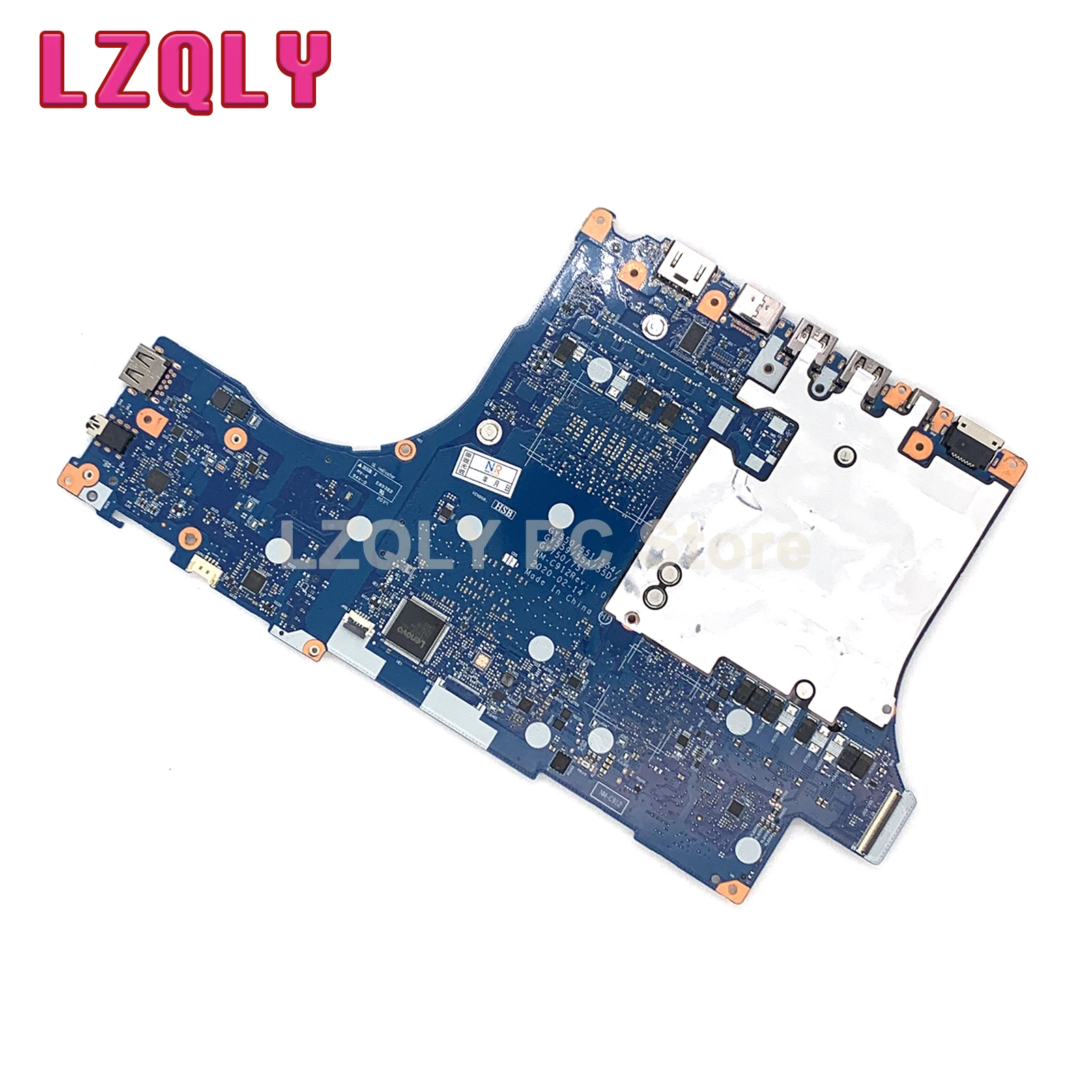 Para Lenovo Legion 5-17IMH05H placa base de computadora portátil NM-C912 con I5-10300H I7-10750H CPU GTX1660Ti RTX2060 GPU FRU: 5B20S44522