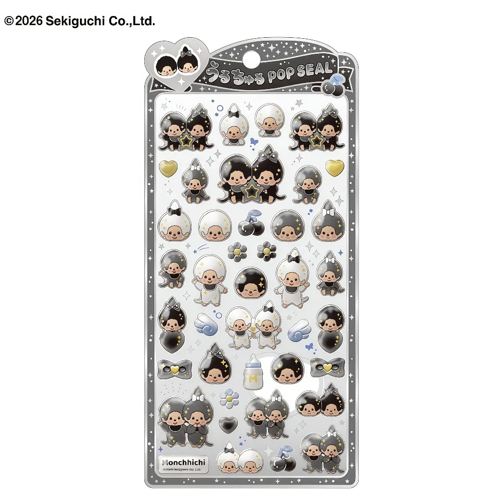 สติกเกอร์คาวาอิ ทามาก็อตจิ การ์ตูนสร้างสรรค์ ของตกแต่งเคสมือถือ สติกเกอร์ใส วัสดุทำสมุดบันทึก ของขวัญวันเกิดเพื่อน