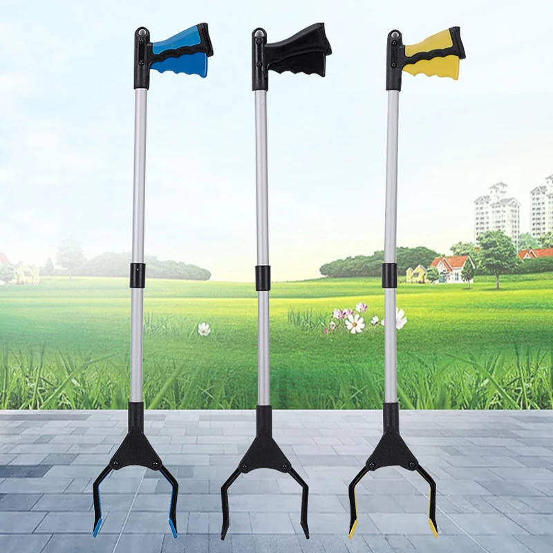 Foldable Garbage Pick Up Tool Grabber Reacher Stick Reaching Grab Extend Reach Folding Grabber Pick Up TOOL Reacher Extend