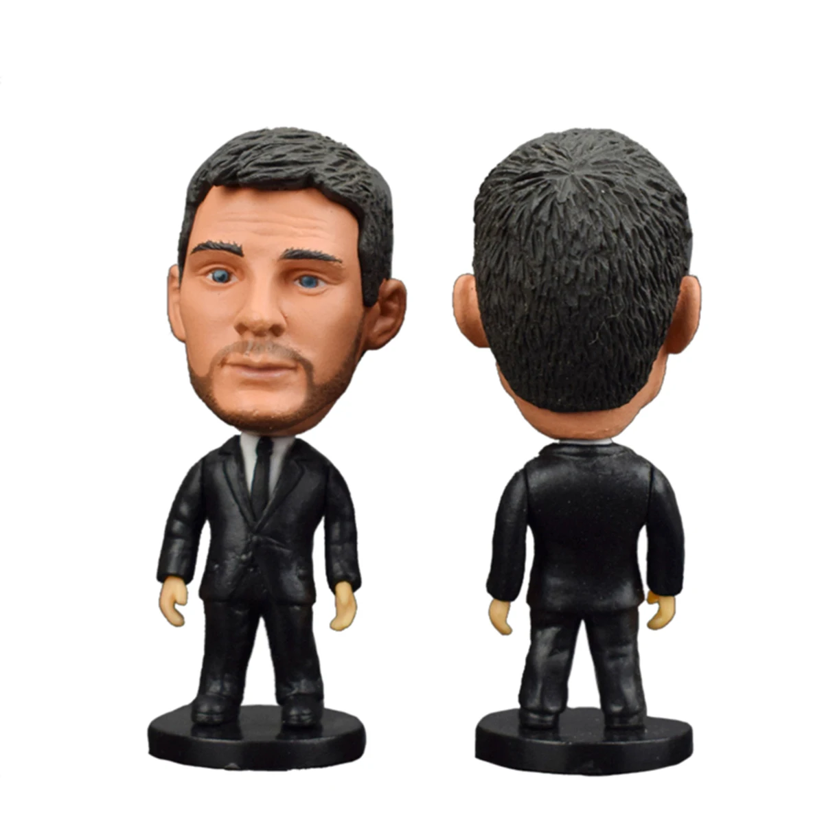 6,5 cm brinquedos de futebol C2012 azul C2023 jogador bonecas de atividades de resina