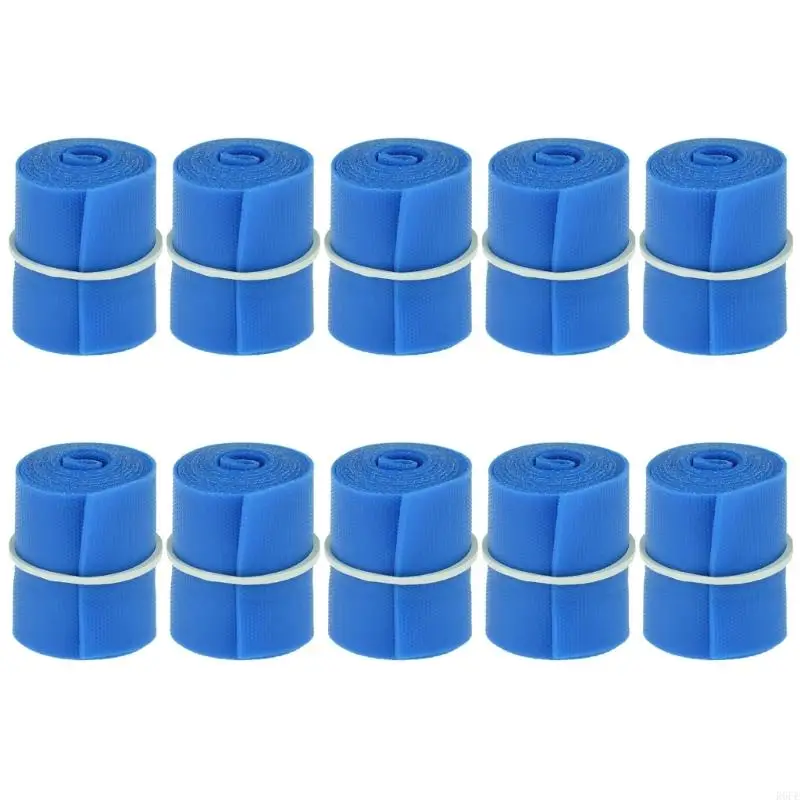 

R6FE 10 Rolls Latex-Free Blue Tourniquets Disposable-Tourniquets Practical Tourniquet Emergency-Necessities First-Aid Supply