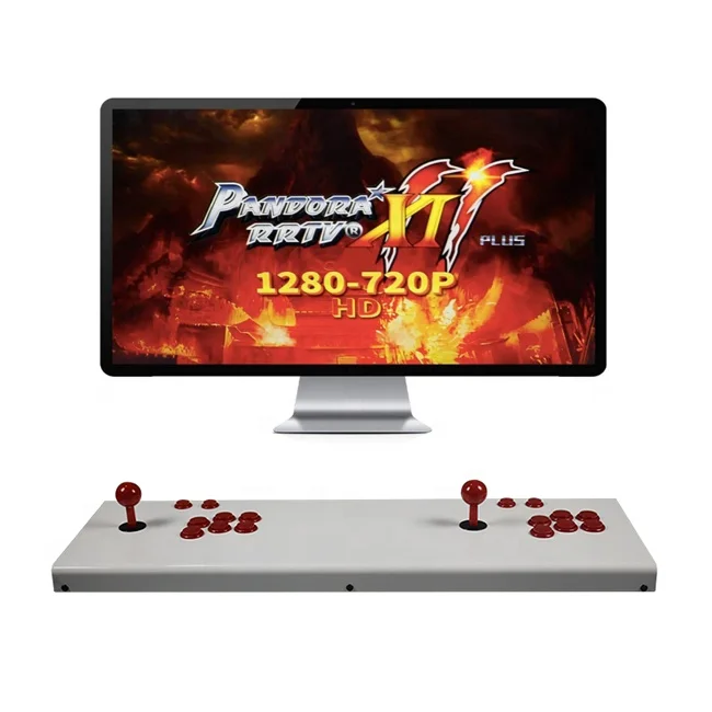 Support TV output portable joystick video game console  2 player model indoor arcade machine