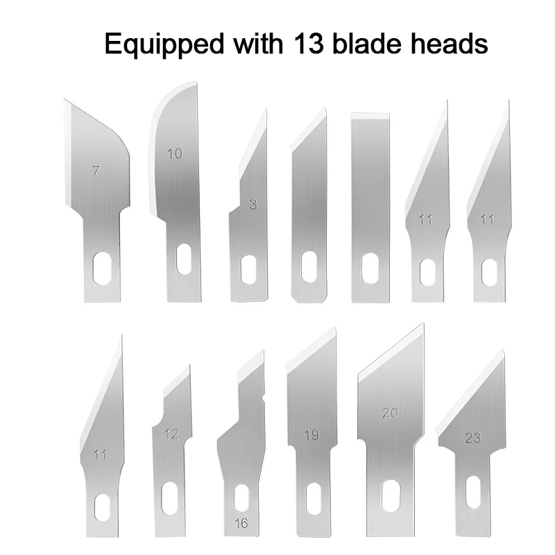 Manual Wood Carving Knife Set Utility Carving Tool for Seal Cutting Woodworking Pen Knife Paper-Cut DIY Carving