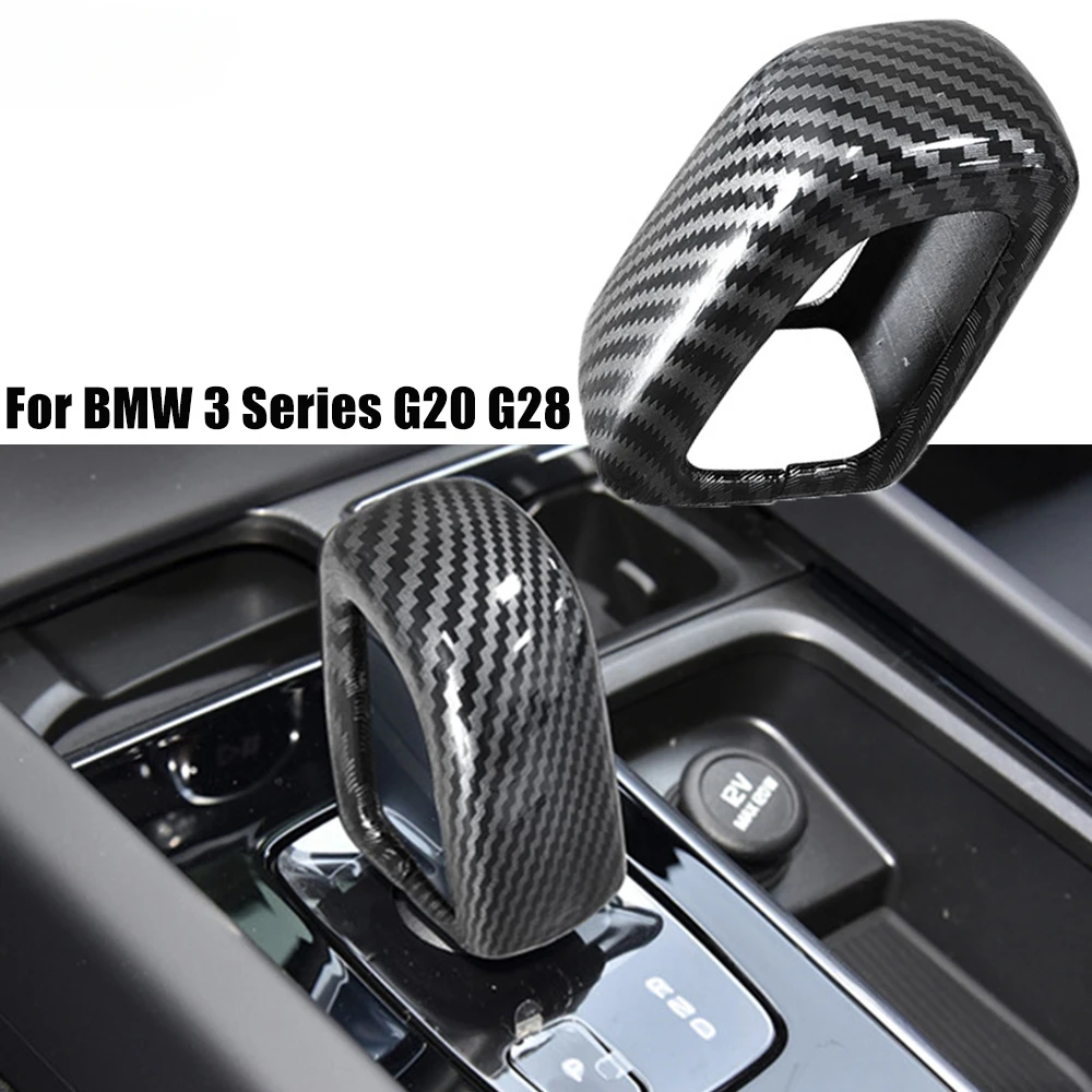

Gear Head Knob Shift Cover Trim for Volvo S60 S90 XC40 XC60 XC90 V60 V90 Sticker Panel Decoration Carbon Fiber Car Accessories