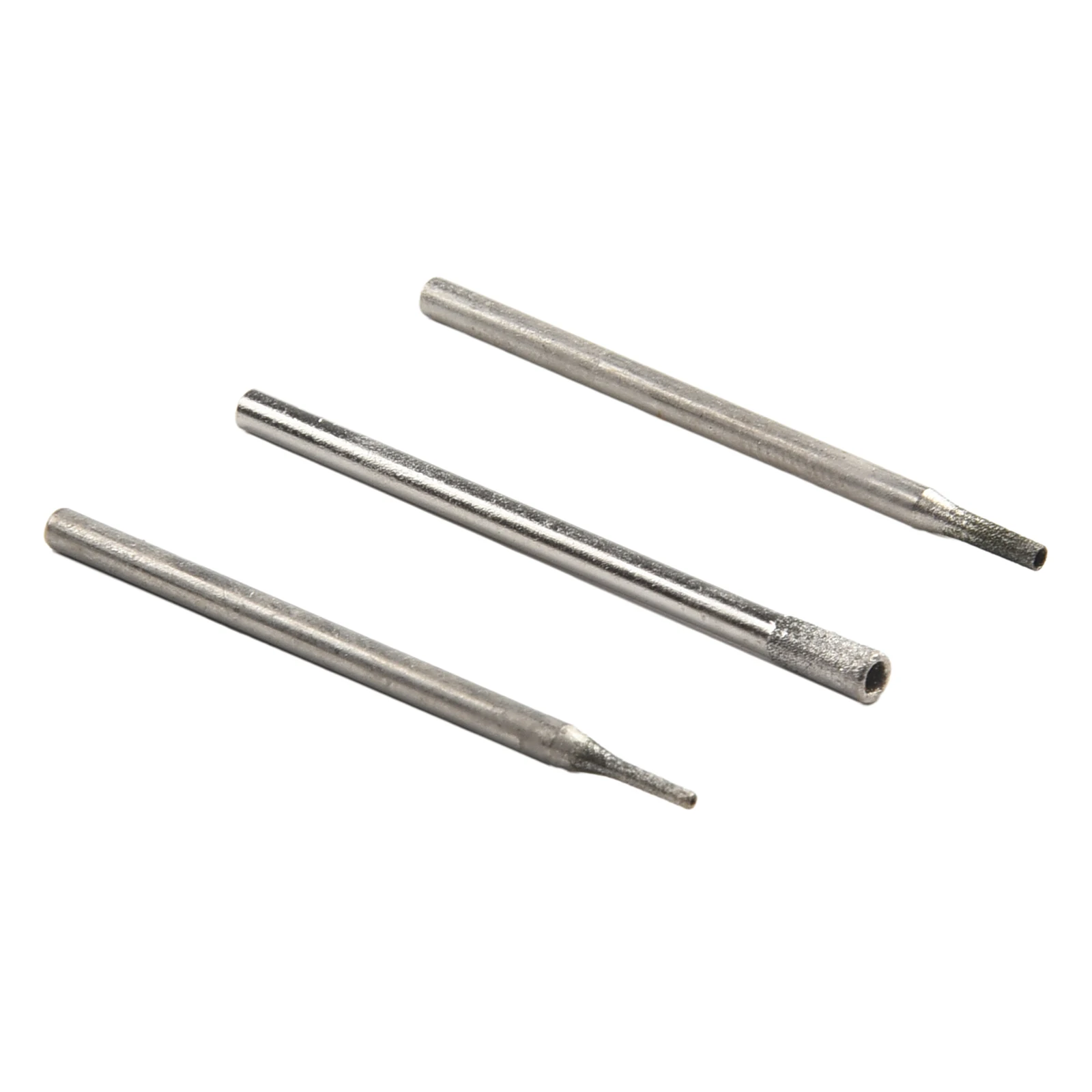 Mèches diamantées pour meuleuse électrique, tête de meulage, tige distante, accessoire, 0.8-5mm, W, 2.35mm, 10 pièces