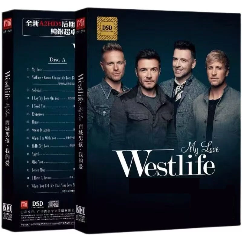 

Classic Westlife Shane Steven Filan Music CD My Love Album Swear It Again 2pcs Music Record Cosplay Walkman Car Soundtracks Box