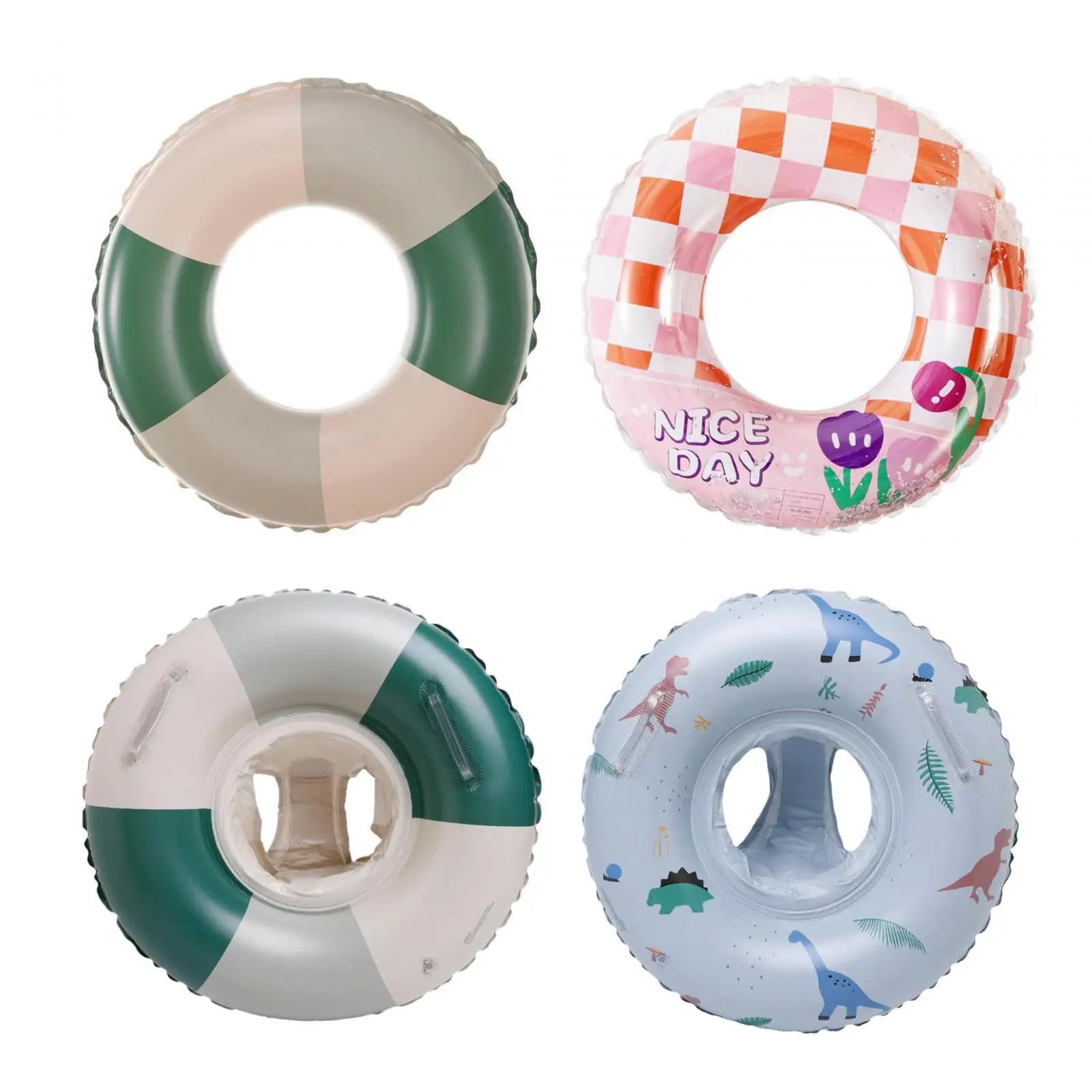 Inflatable Swimming Seat Beach Toy Fashion Inflatable 2-8 Years Old Swimming Trainer Baby Pool Float for Baby Kids Infant