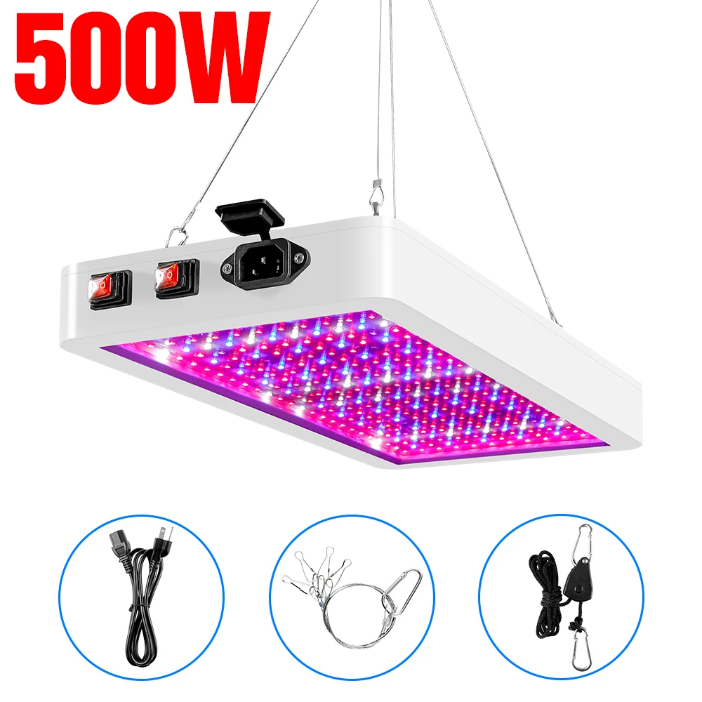500W 300W LED Volledige Spectrum Plant Licht Groeien IR UV Indoor Bloem Hydrocultuur Kas Tent Groenten teelt Groeiende Lamp