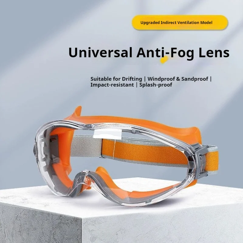 Clear Anti Fog Dust Proof Safety Goggles Close Fit Splash Resistant Eye Shield For Angle Grinder Cutting Polishing Work