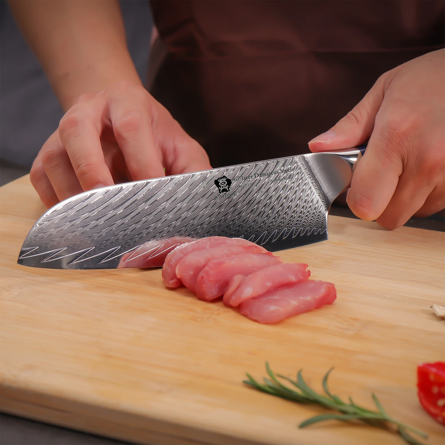 WILDMOK Santoku Knife 7\