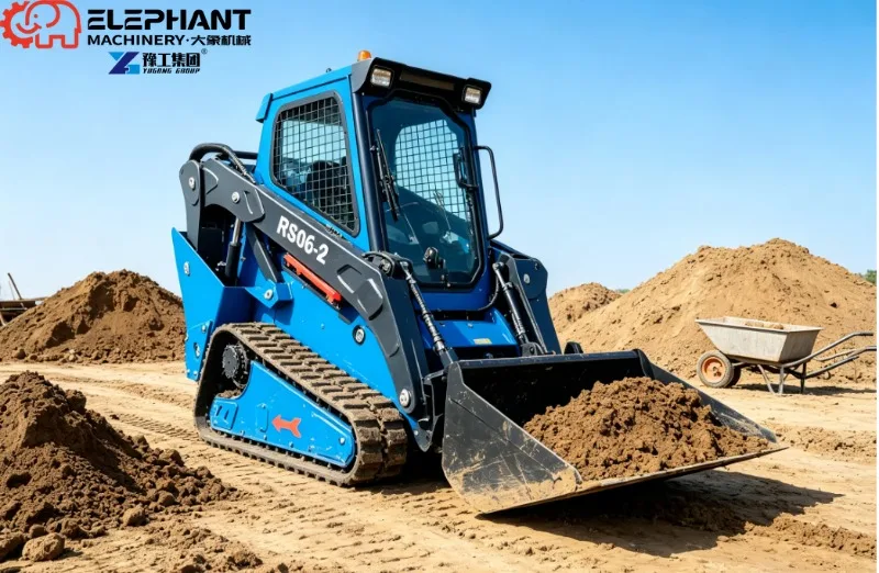Multi‑Purpose Mini Skid Steer Loader Multi‑Terrain Use Compact Track Equipment With Diverse Working Attachments