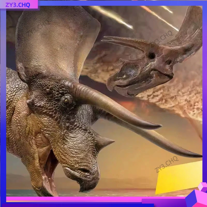 

Новая версия модели трицератопса Dolly из серии Triceratops Dragon Bone Dinosaur Expo, масштаб 1:35, коллекционная модель для науки и искусства, украшение.