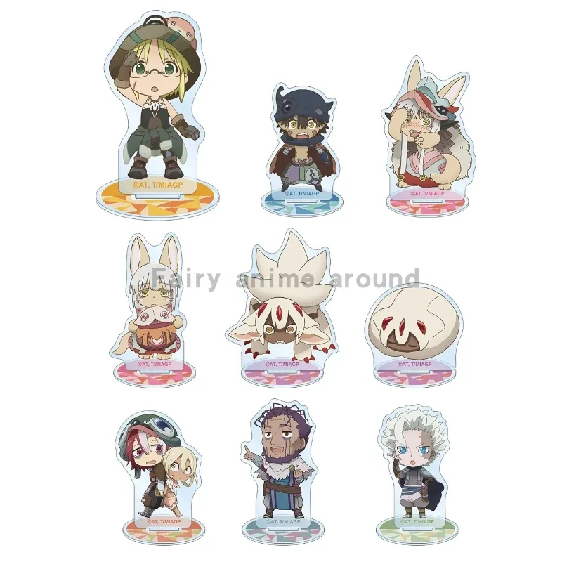 

Anime Irumyuui Faputa Riko Belaf Nanachi Wazukyan Vueko Custom Gift Acrylic Stand Plate Cartoon Cosplay Figure Character Prop