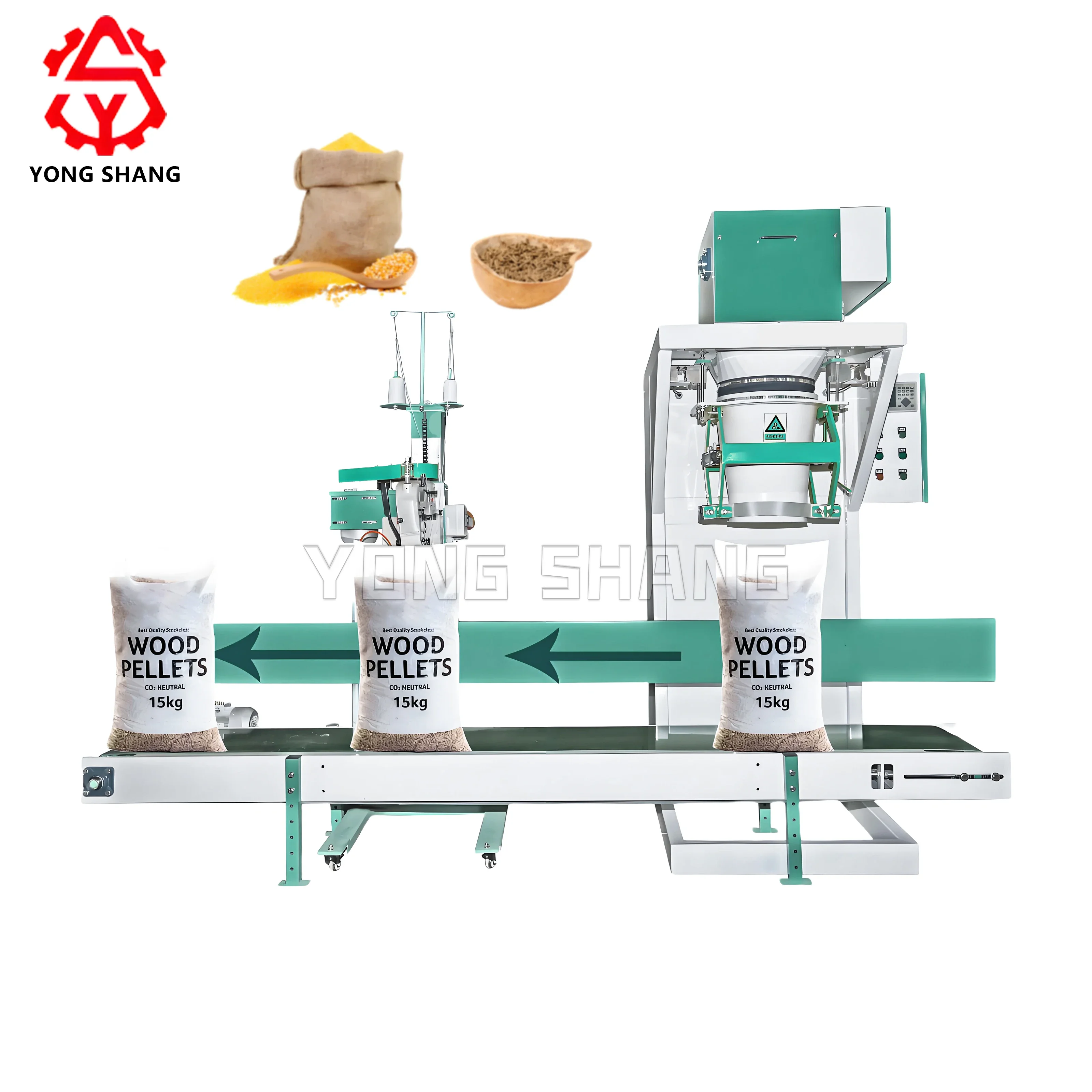 

Automatic explosion proof bean pulp filling packing machine soybean meal packaging machine soya meal powder package