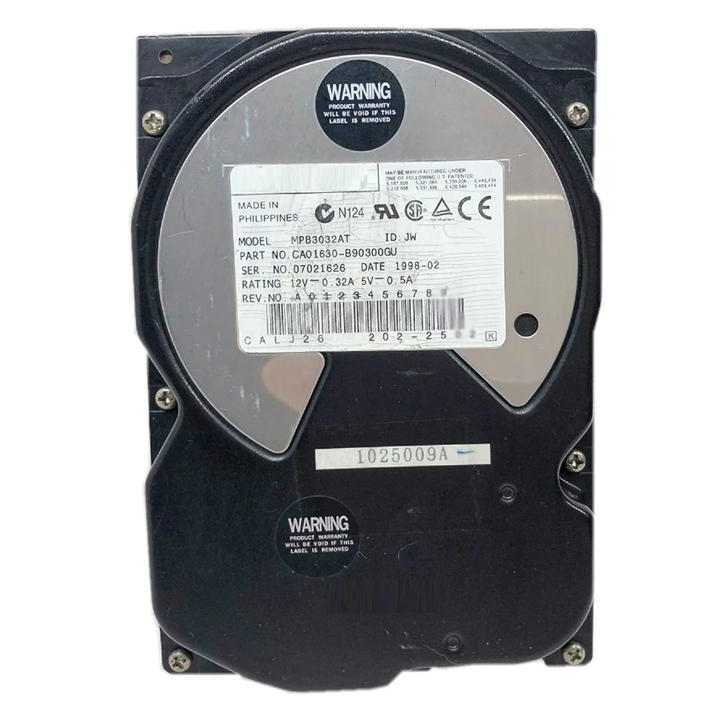 MPB3032AT For FUJITSU Industrial Medical Device Hard Disk 3GB 3.5