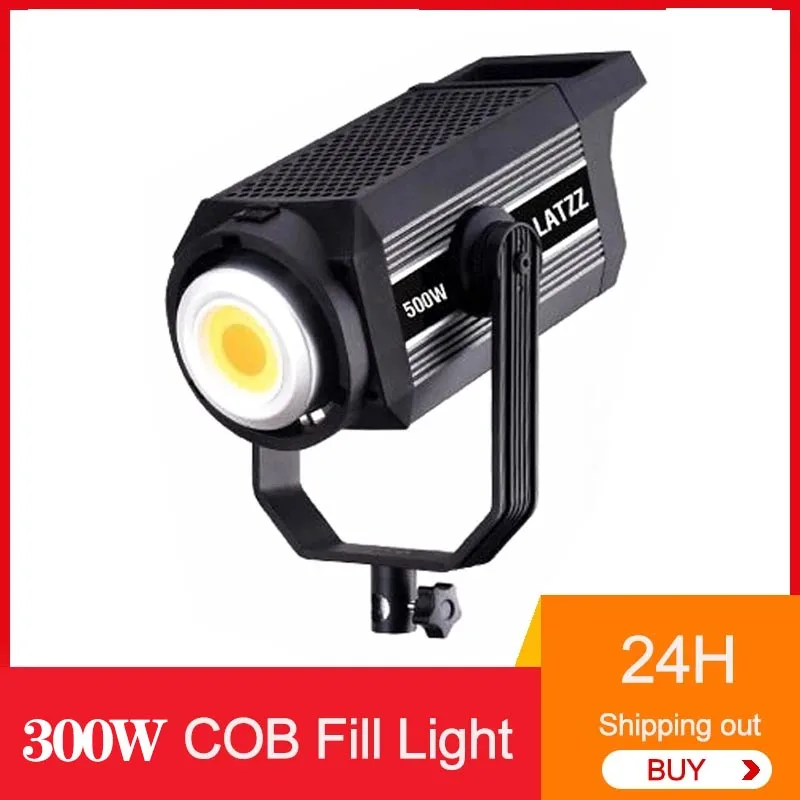 LATZZ 300w Professional Photography Fill Light COB LED Studio Video Light for Live Streaming and Video Shooting ContinuousOutput