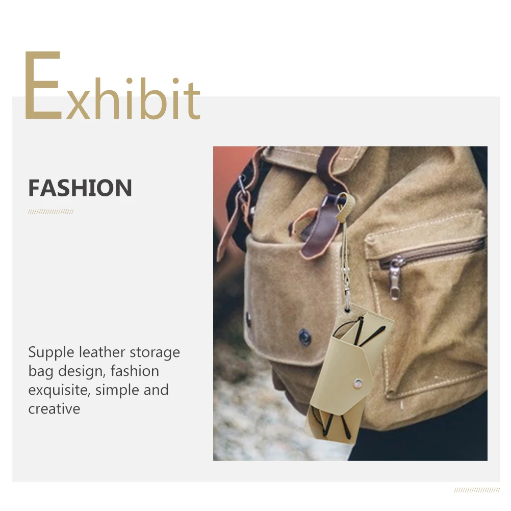 

1 set 1 Set Hanging Bag Outdoor Eyeglass Pouch Portable Lightweight Storage For Sunglasses Reading Eyeglass Pouch Glasses Case