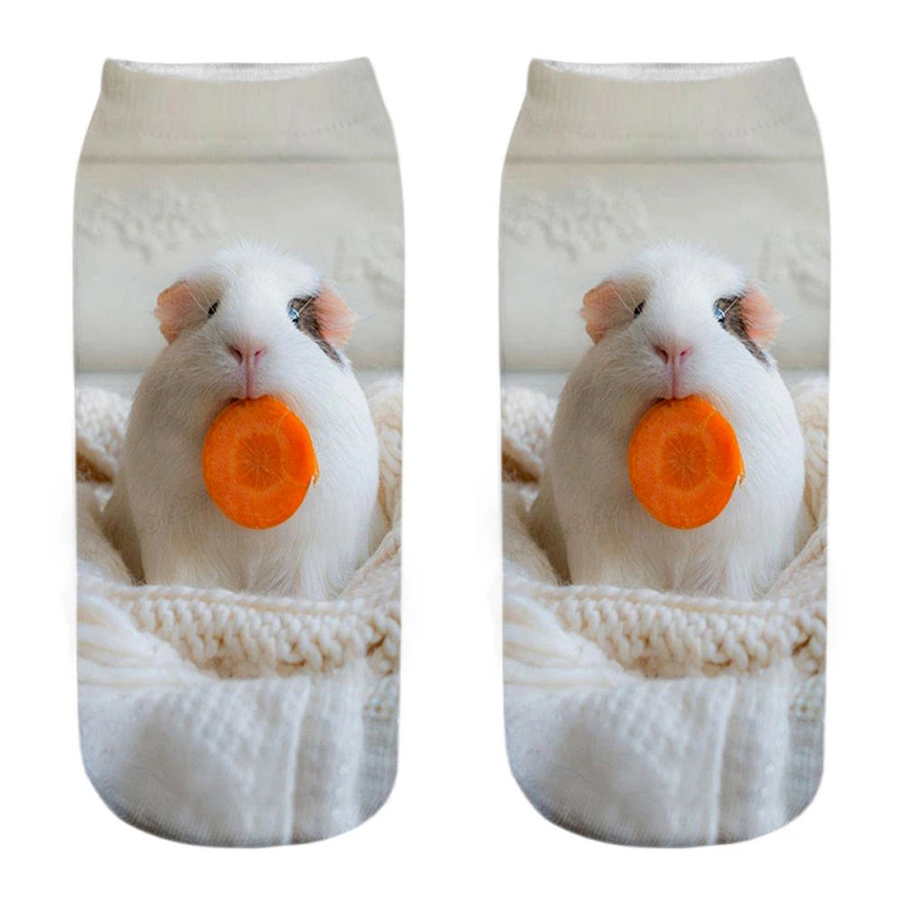 Modische Tiersocken 3D-gedruckt Lustige Kawaii Damen Niedliche Haustiere Fitness Hamster Socken Viele Stile Cool Dropship