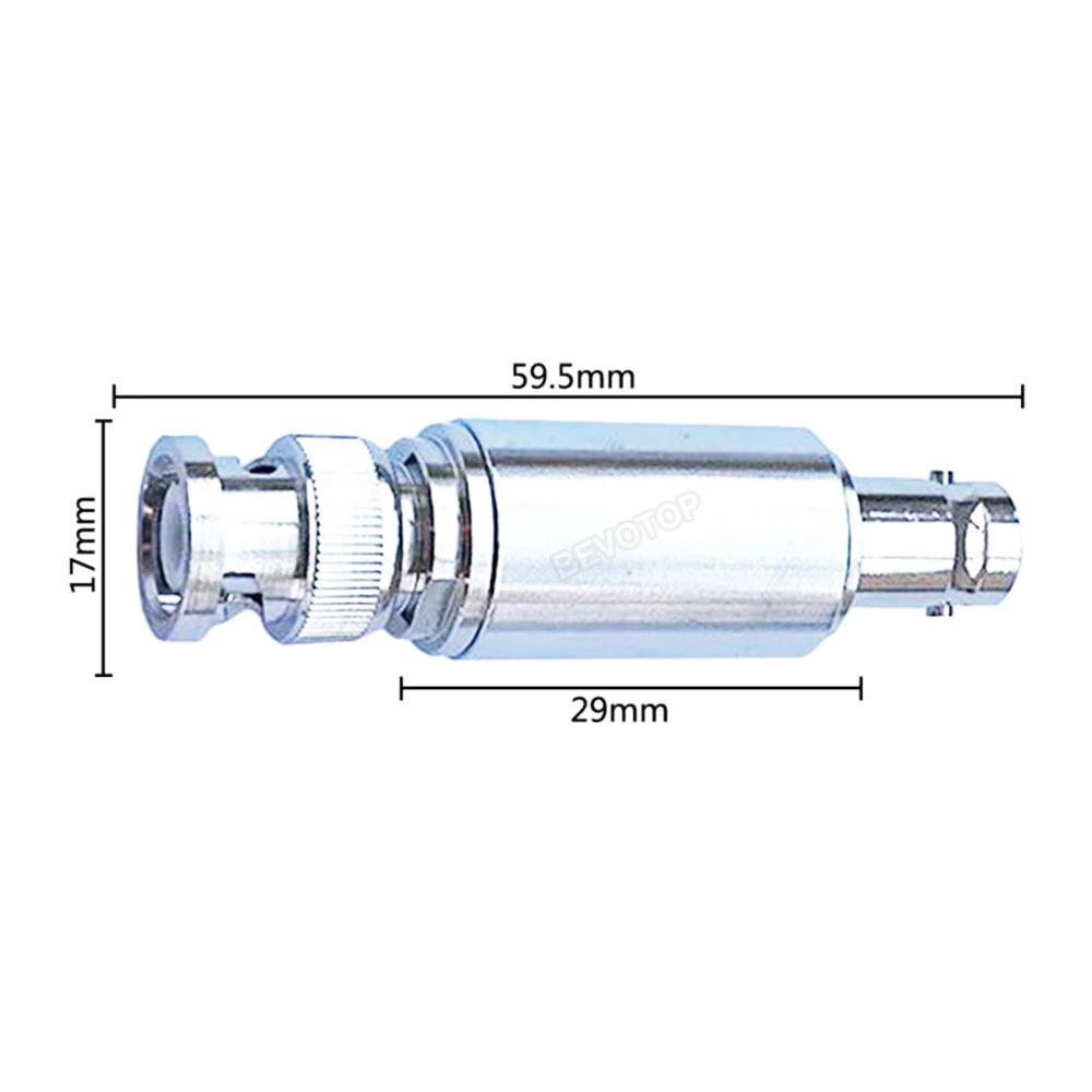 1Pcs 2W BNC RF Attenuator 1/2/3/5/6/10/15/20/30db/40db 50Ohm  DC-3Ghz/4Ghz RF Coaxial Power BNC Male Plug to BNC Female Jack