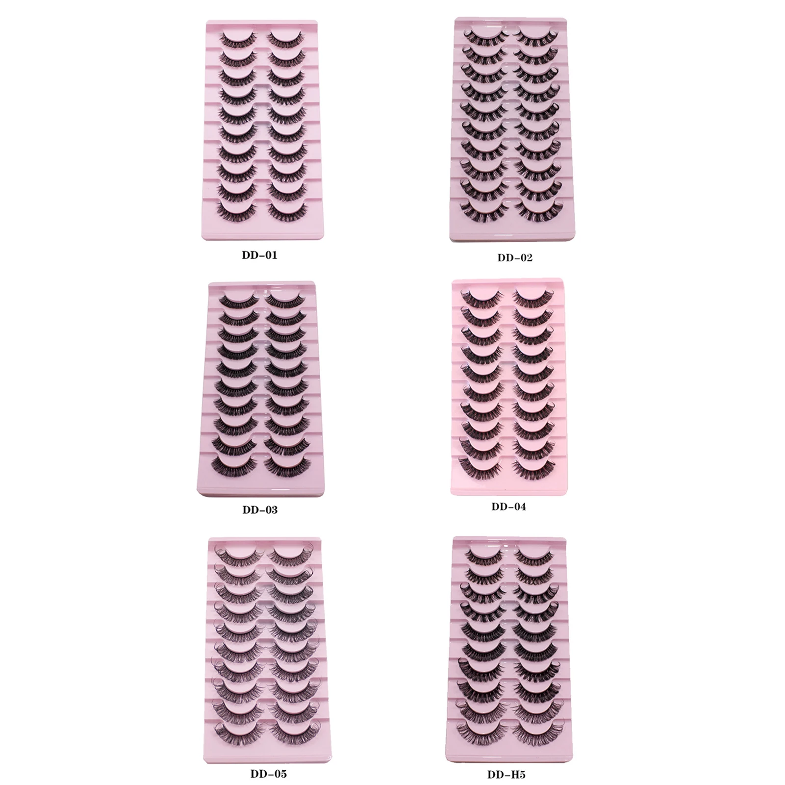 Super Curl Simulation False Eyelash Set Soft Comfortable No Irritation Lashes for Party Cosplay Makeup Supplies