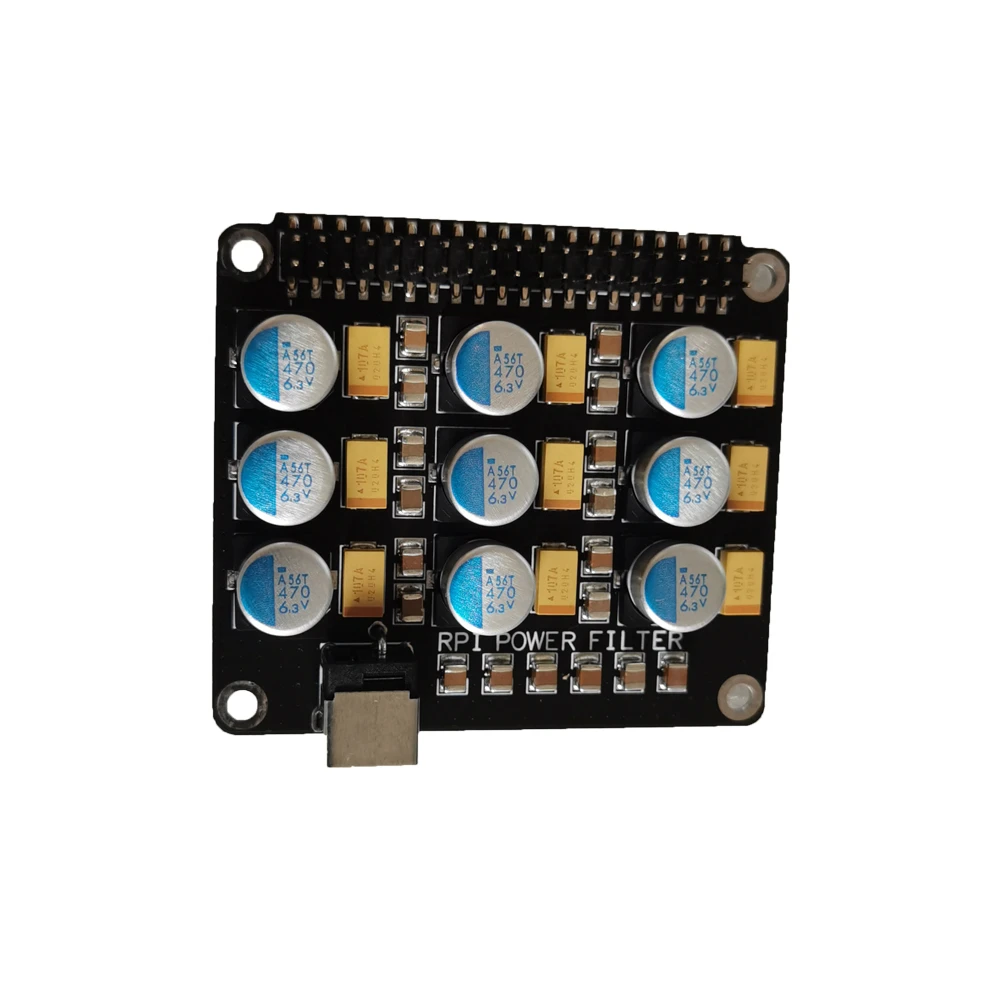 

For Raspberry Pi DAC Audio Decoder Digital Broadcasting Power Purification Board Power Filter Applicable to all expansion boards