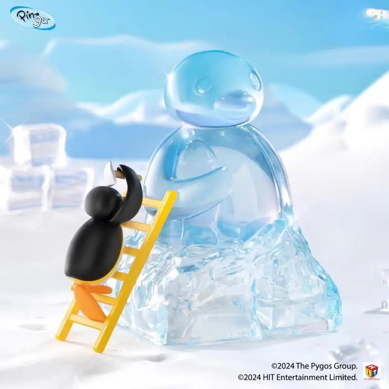 Figurka Pingu i Moje Dzień Seria Blind Box Pingwin Lalka Ozdoba na Biurko Prezent Modna Lalka Wisząca