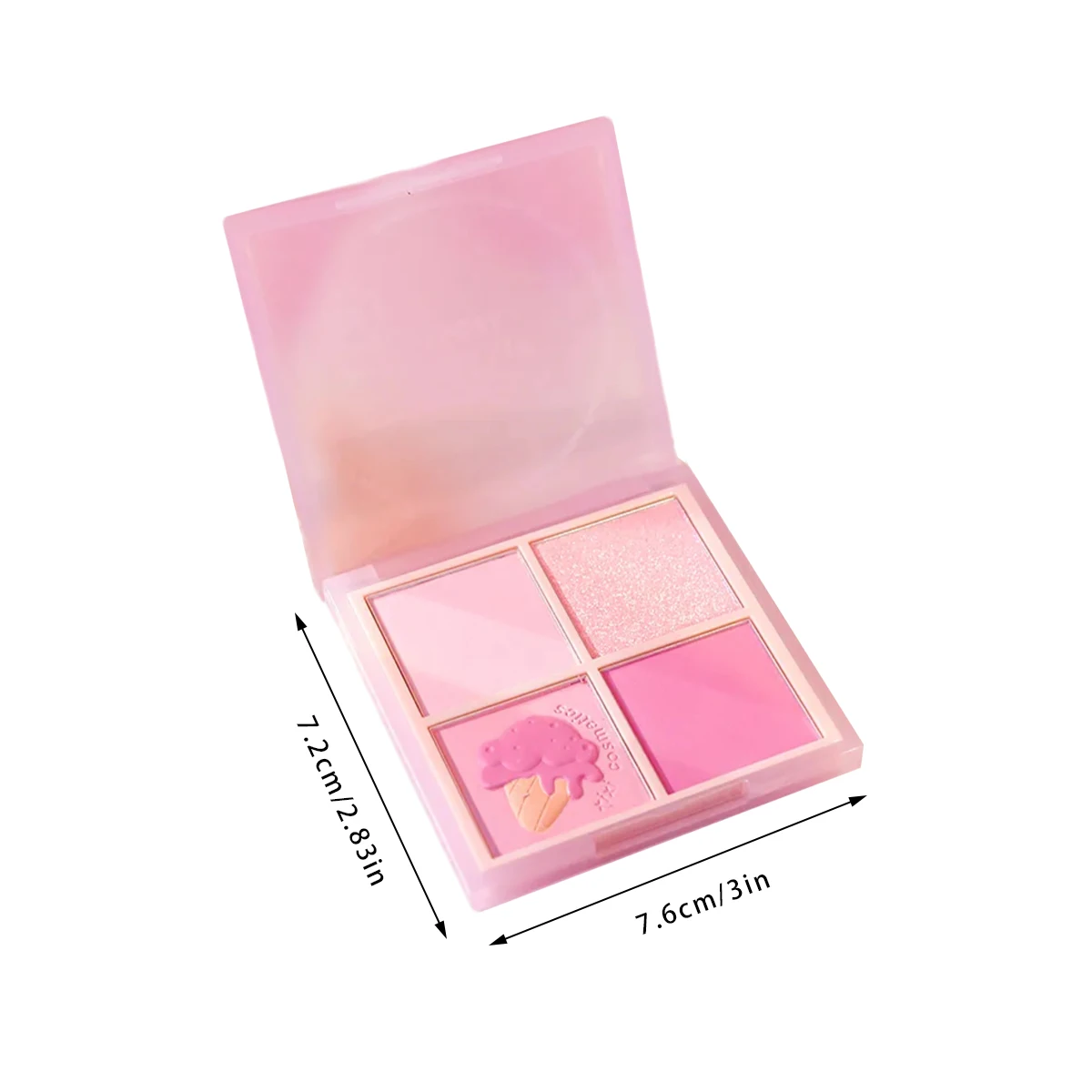 Fashionable New Powder Blusher Brightening Shaping Girl Daily Whitening Peach Matte Powder Blusher