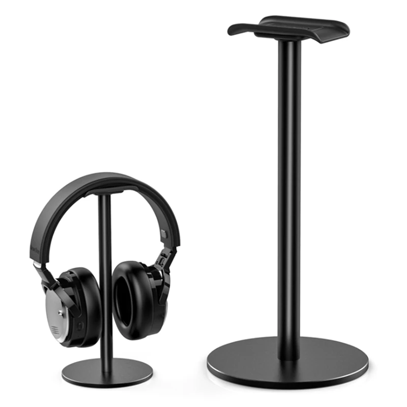 Support de casque tout en aluminium, support de casque de bureau, support de casque de jeu, adapté à tous les ensembles de sauna