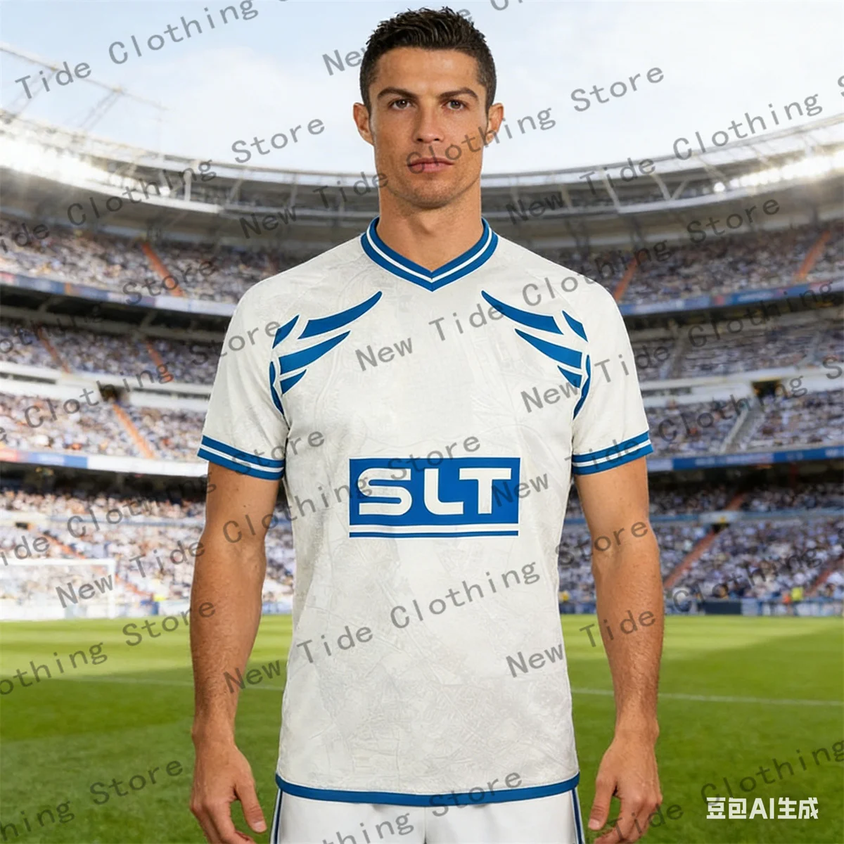 

3D printed breathable Football jersey for men and kids, adult top, home jersey, Football game, Sport, outdoor Rostock, men's Tee