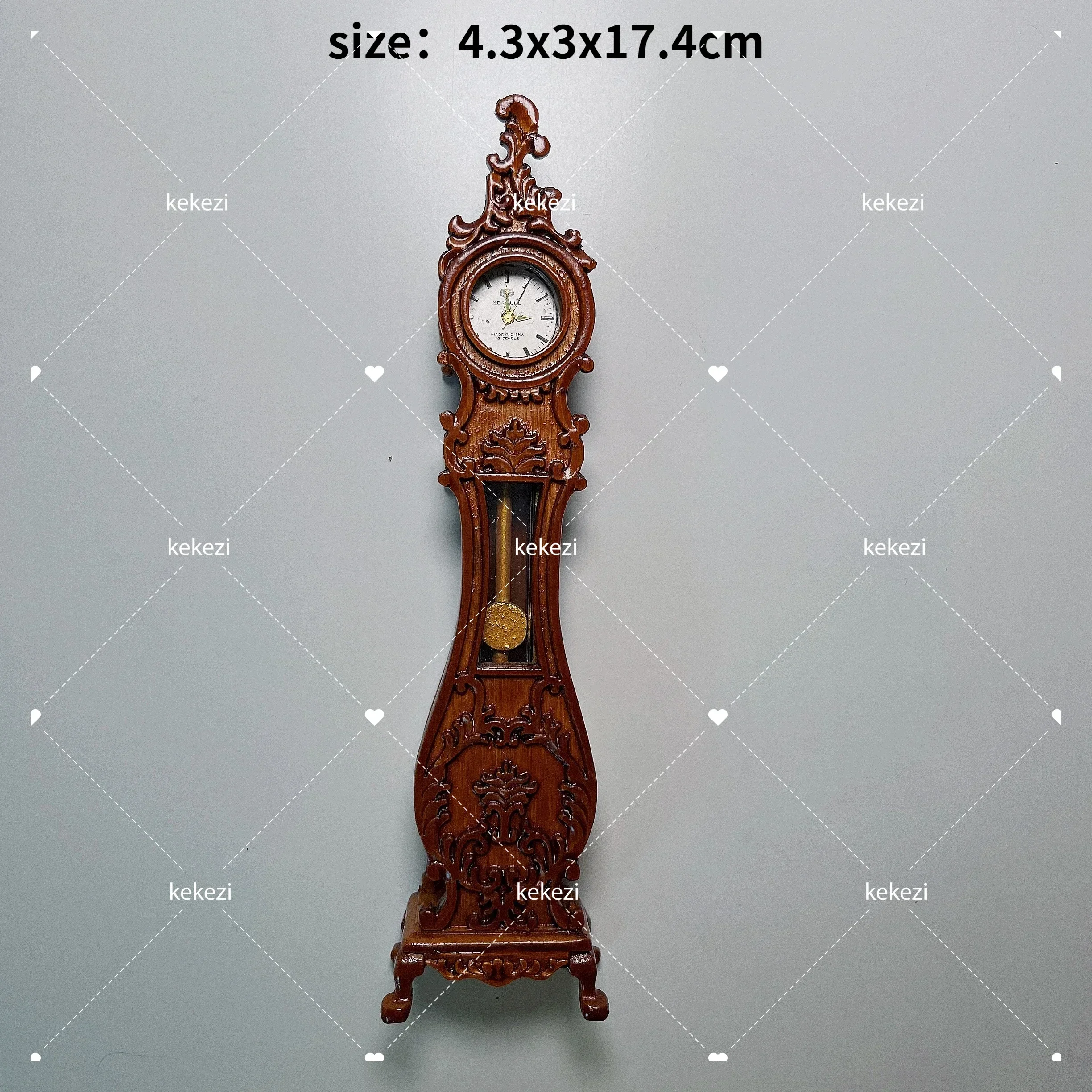 1:12 Poppenhuis Europees Meubilair Decoratieve Miniaturen Scène Mini Gesneden Tafel Stoel Computer Bureau Stoel Meubilair