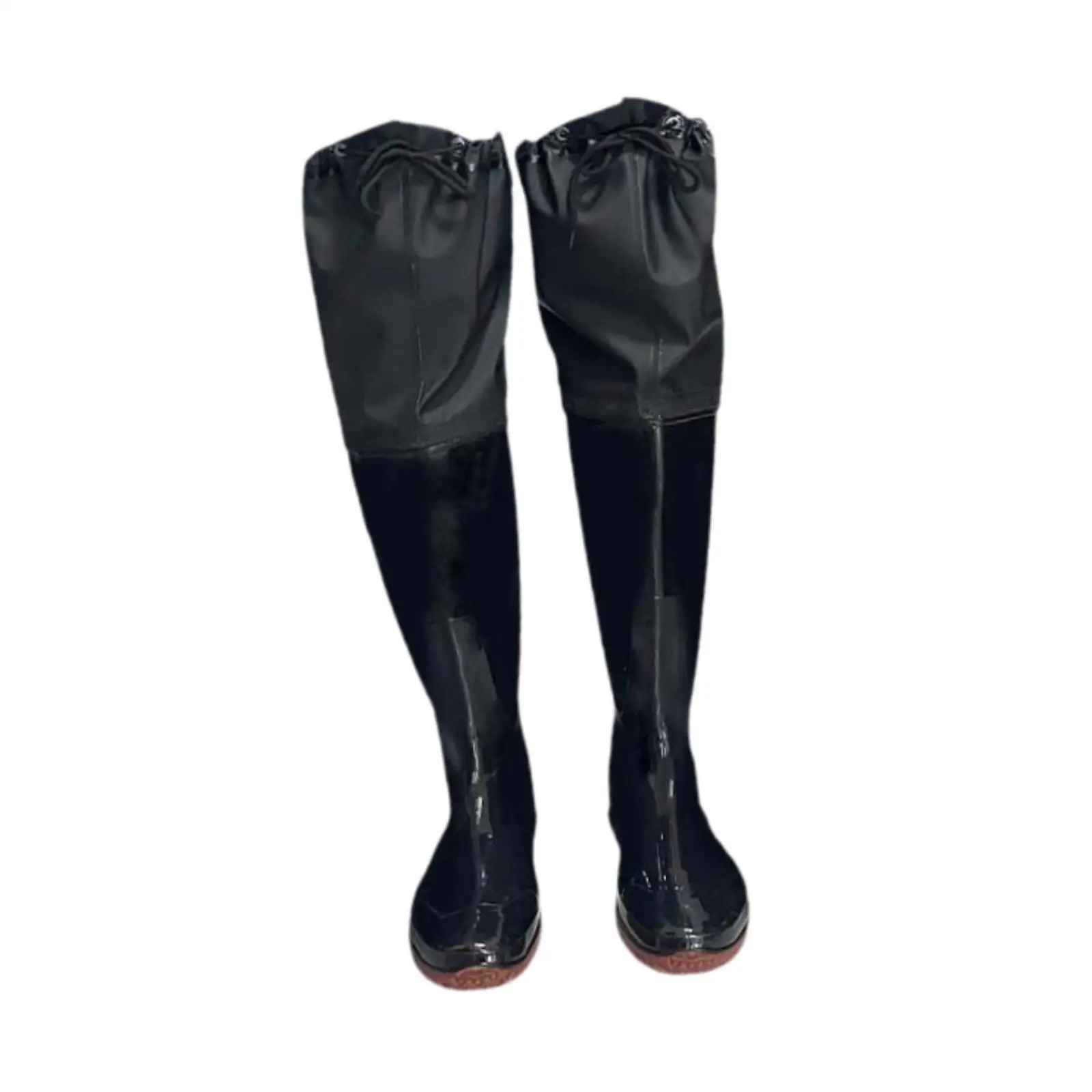 Waterproof Hunting Bootfoot Hip Waders with Anti Slip Soles Wading Pants for Men and Women Fishing Work