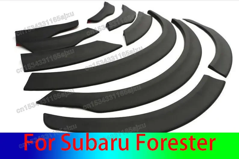 For Subaru Forester 2013-2017 Exterior body side Fender Wheel well lip Flares Covers