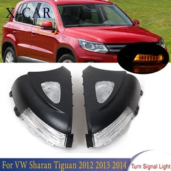 X-CAR LED Side Mirror Turn Signal Light For VW Tiguan MK1 2008-2018 Rearview Mirror Indicator Lamp For Sharan 2012-2015 Repeater
