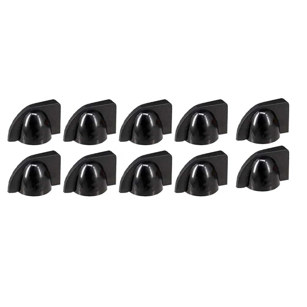 Guitar Pedal Guitar Effector Chicken Head Buttons Effect Pedal 10pcs Black Chicken Head Easy To Install Plastic