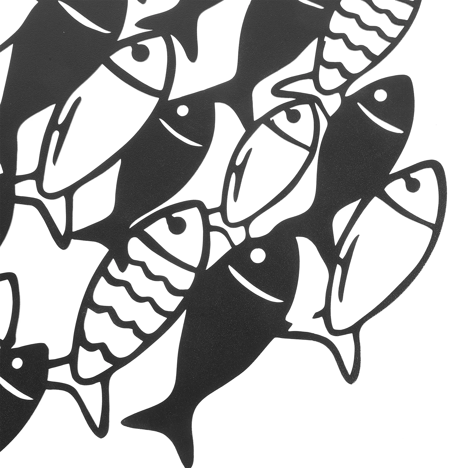 

Wrought Fish Wall Decoration Marine Nautical Metal Plaque Coastal Sculpture Decorations