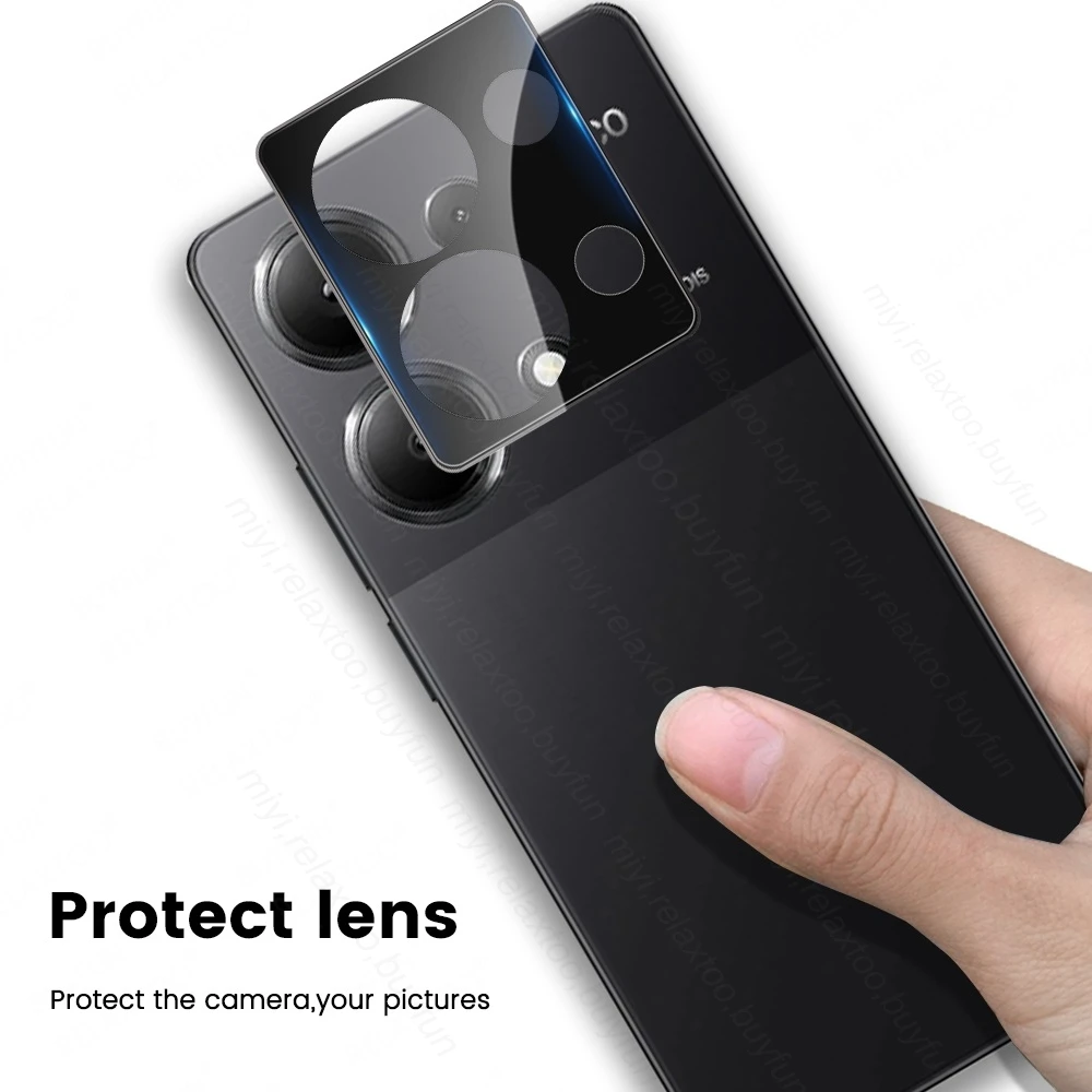 1-3Pcs 3D Curved Camera Protective Glass For Xiaomi Poco M6 Pro M6Pro 4G 9H Tempered Glass Lens Case Poko Little M 6 Pro 6Pro 4G