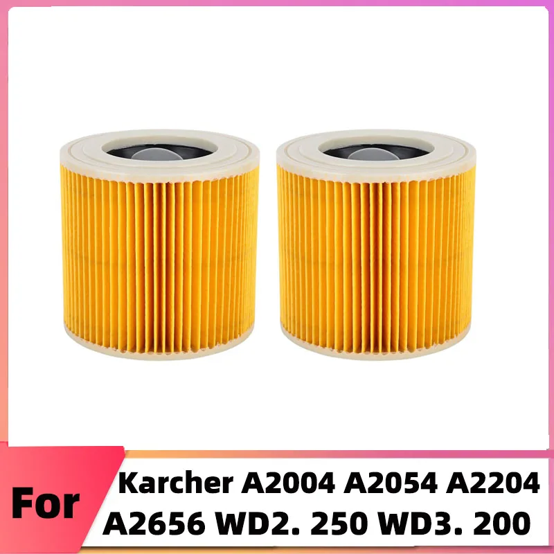 Cartridge Filter Karcher Wd3 Air Filter for A2004 A2054 A2204 A2656 WD2. 250 WD3.200 WD3.300 Wet/Dry Vacuum Cleaner Part