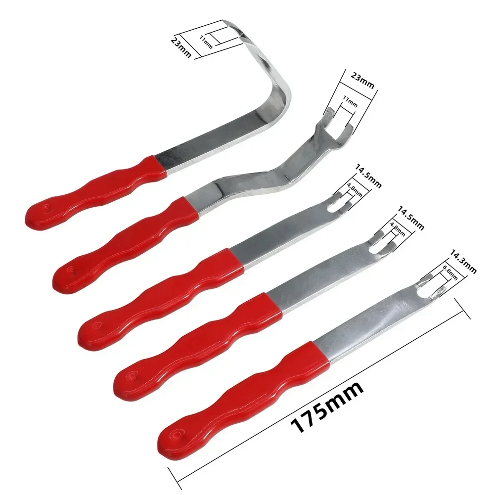 5pcs/set Interior Panel And Buckle Removal Tool Car Interior Panel Audio Disassembly Tool Screwdriver Set Car Panel Clips
