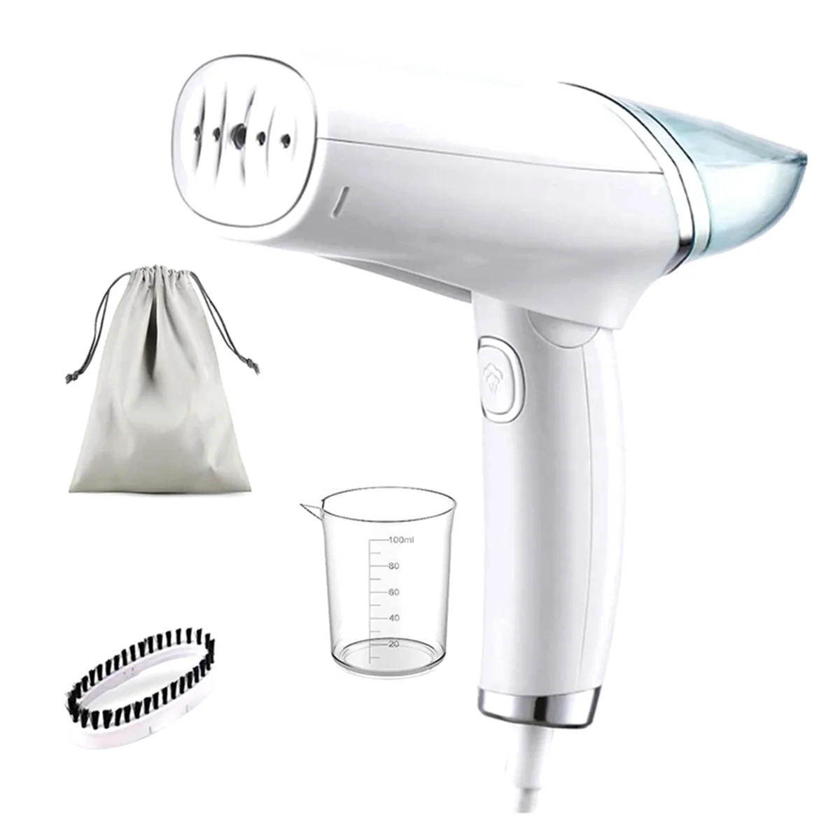 مكواة بخار محمولة للملابس، مكواة بخار قابلة للطي، سريعة، مزيل تجاعيد القماش بقوة 1000 وات، قابس الاتحاد الأوروبي