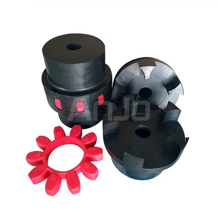 Ge Gr Ktr Rotex Tipo Elastômero TPE flexível Ge14 Ge19 Ge28 Ge38 Ge42 Ge55 Ge65 Ge75 Ge90 Acoplamentos de mandíbula de aranha de ferro fundido de aço