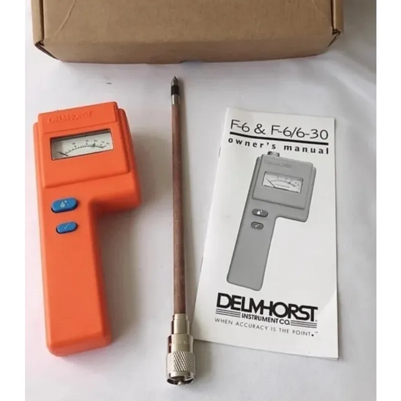 Hay Moisture Meter F6 Forage Moisture Tester 6-30% Measuring Range Agricultural Hay Grass Humidity Testing Tool