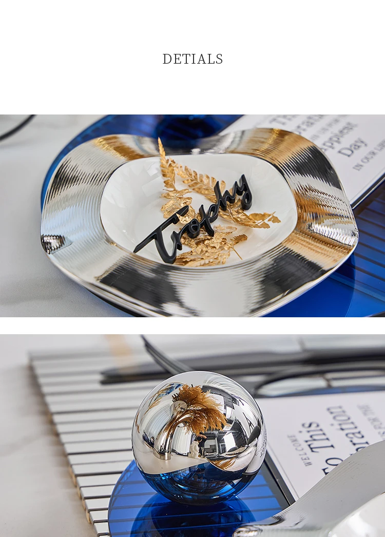 مجموعة طعام فاخرة لوحة طاولة Kinfe شوكة أدوات المائدة طاولة المطبخ أدوات المائدة النفايات على شكل خاص لوحة سيراميك ديكور المنزل