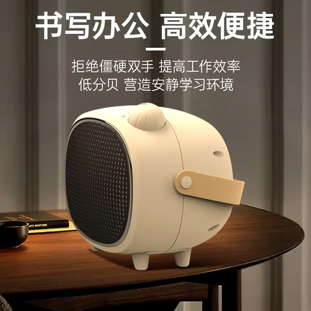 2025 رائجة البيع 110 فولت 120 فولت 400 واط 800 واط التخييم استخدام غرفة القدم مروحة محمولة سخان الهواء الكهربائي