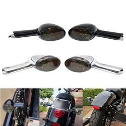 Motorcycle Rear Turn Signals Indicators LED Brake Lights For Harley Sportster XL883 1200 X48 Mini Blinker Turn Light